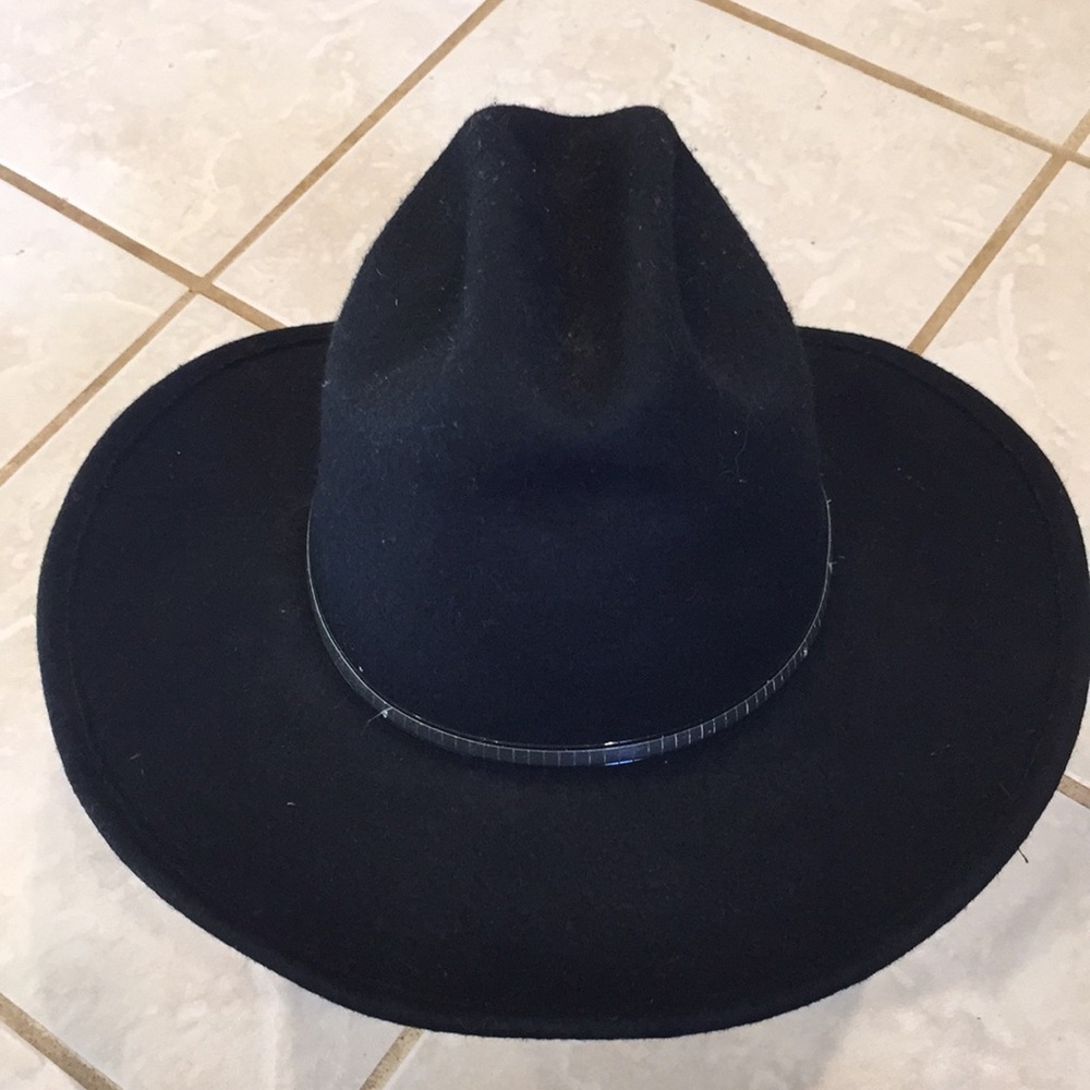 Black Eddy Western style hat made in USA